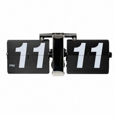 Flip-Uhr vielseitig platzierbar Quarzuhr mit Klapptafeln digital f&uuml;r B&uuml;ro,