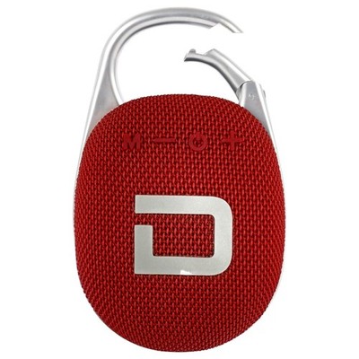 Dolphin Audio CLP500RED Portable Waterproof Bluetooth Speaker Red