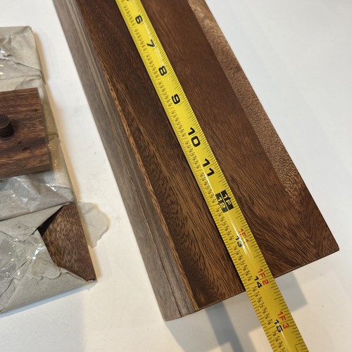 NapaStyle Solid Wood Tea Bag Box 14x4” Beautiful Hardwood With Tea Covers - Picture 9 of 16
