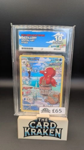 POP 3-Pokémon TCG Octillery TG03/TG30 Brilliant Stars Ace 10