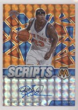 2020-21 Panini Mosaic Scripts Orange Prizm Quentin Richardson #SC-QRI Auto 0rz7