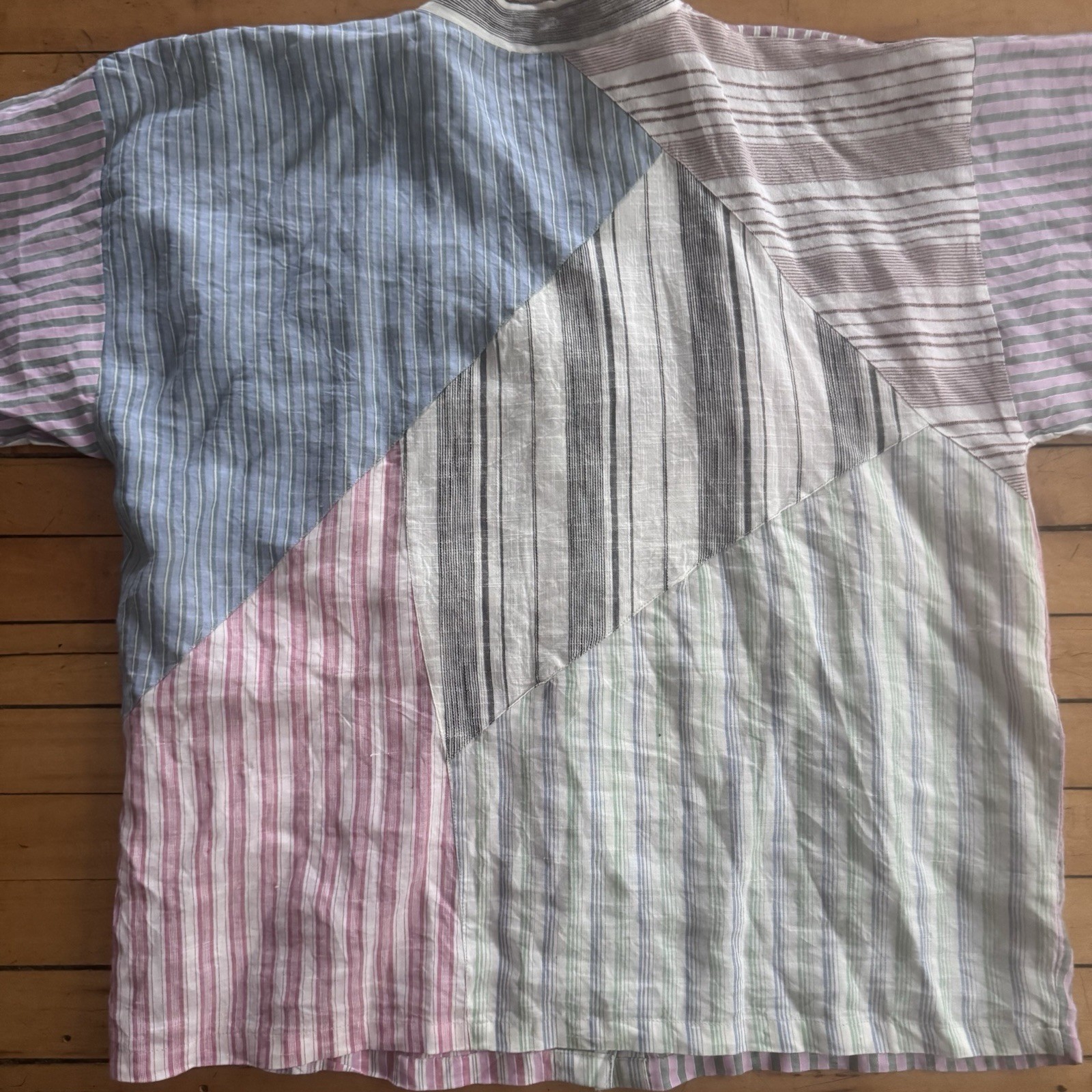 Sacred Threads Womens Boho Patchwork Short Shelve… - image 8