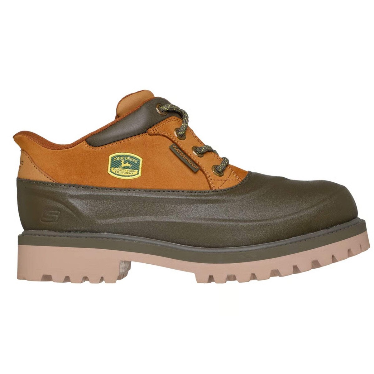 John Deere SKECHERS Work Shoes Extra Wide John Deere Waterproof: Flex-Wedge Ranger - Hollow Rapids main image 2