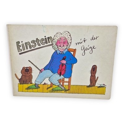 Einstein mit der Geige Peter Tille DDR Kinderbuch VEB Postreiter 2 Auflage Buch