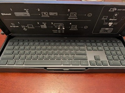 Logitech MX Keys S Wireless Keyboard - Graphite - Open Box