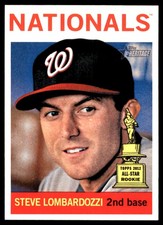 Steve Lombardozzi 2013 Topps Heritage #73 Nationals MLB READ FREE SHIPPING