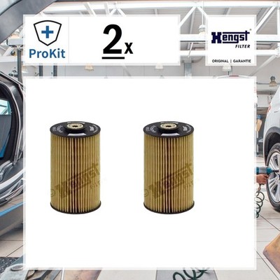 2x ORIGINAL  Hengst Filter Kraftstofffilter für Volvo F80 Setra Series 200
