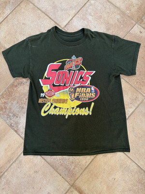 Vintage Seattle SuperSonics 1996 NBA Finals Western Conference Champions T Shirt