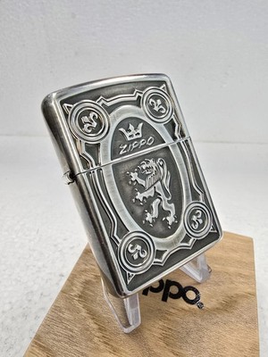 ORIGINAL Zippo ARMOR Feuerzeug KING RICHARD THE LIONHEART Antique Finish 2007 NEU