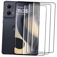  3 Pack For Screen Protector  HD-Clear Tempered Glass Screen Motorola Edge 2024