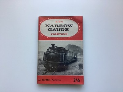 1961, ABC / IAN ALLAN PUBLIKATIONEN SOFTCOVER BUCH ''SCHMALSPUREISENBAHNEN'' SEHR GUTER ZUSTAND