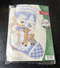 NEW Bucilla SNOWMAN'S WINTER WONDERLAND Felt Stocking Kit 89245E
