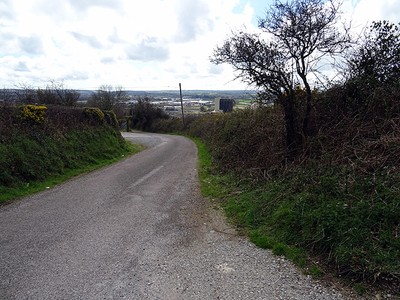 Foto 6x4 Broomfield Lane, Midleton Carrigogna Brücke Ein steifer Anstieg von c2016
