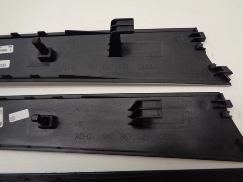 Orig Audi A5 8T Sportback A4 8K Decorative Trim Brushed Aluminium 1NK Decor Trim - Picture 10 of 10