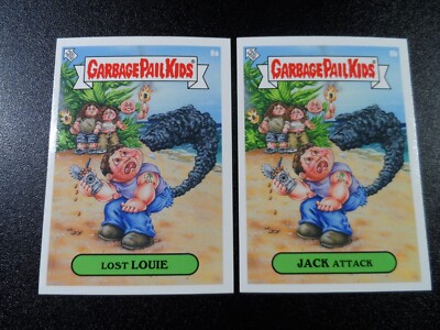 Lost JJ Abrams Matthew Fox Jorge Garcia Spoof Garbage Pail Kids Card Set 