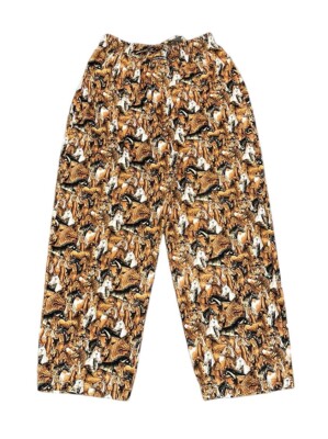 Broad Bay Cotton Full All-Over Graphic Horse Pony Jogger Pajama Sleepwear Pants
