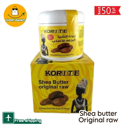 2,5 Unzen Bio afrikanische Sheabutter gelb roh aus GHANA natürlich UNRAFFINIE...