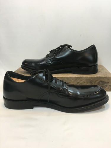 Executive Imperial Black Men’s US 13 E Leather USA Apron Toe Derby Shoes - Picture 9 of 12