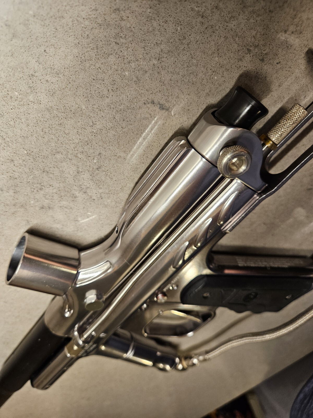 WGP Worrgame Trilogy Pro Autococker paintball Marker Gloss Silver