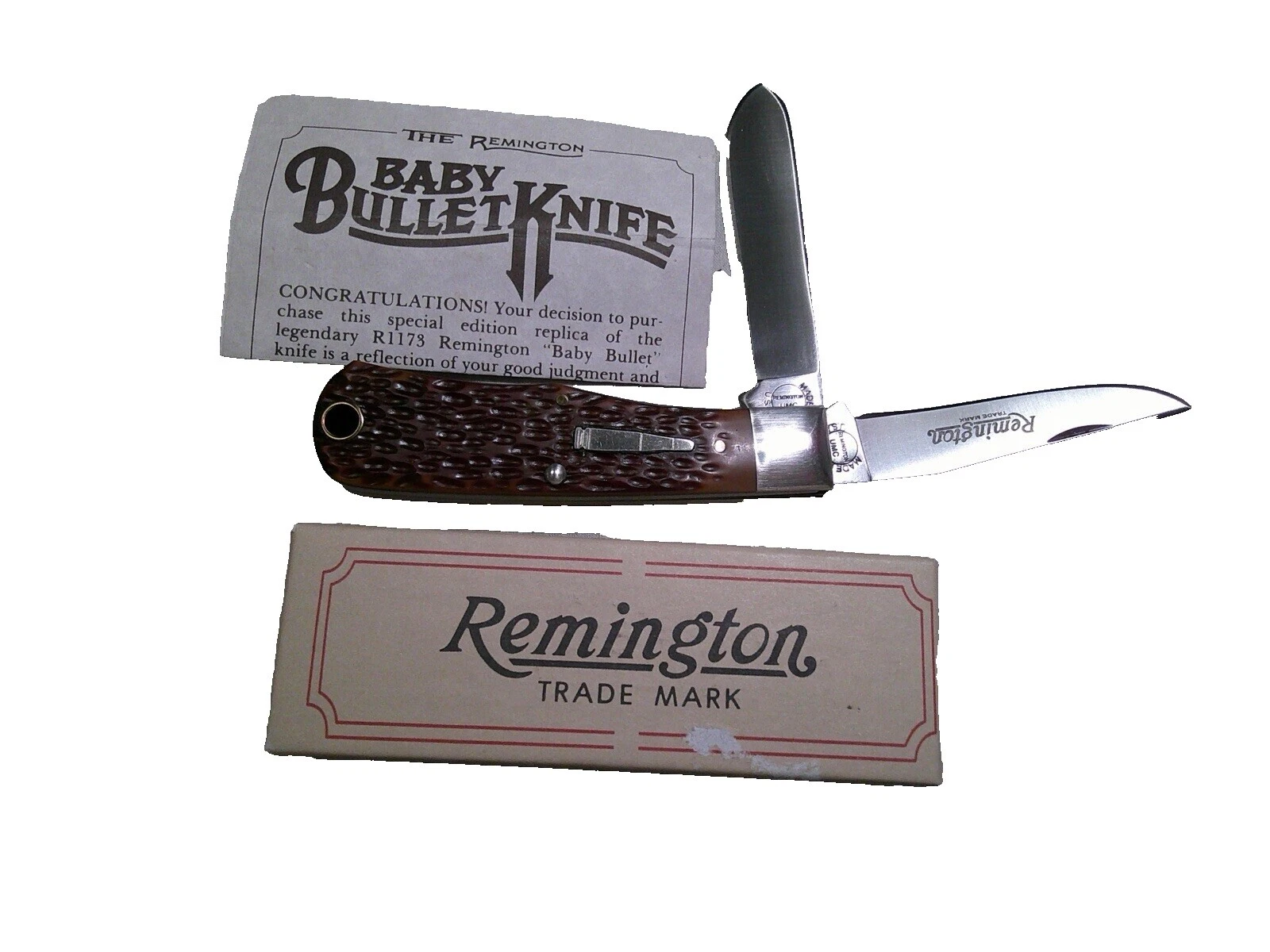 Canivete Remington Cartões antigos canivetes industrializados