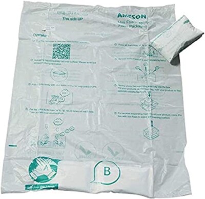 Instant Foam Bag #40x40pcs protective foaming bag, V2 better foaming
