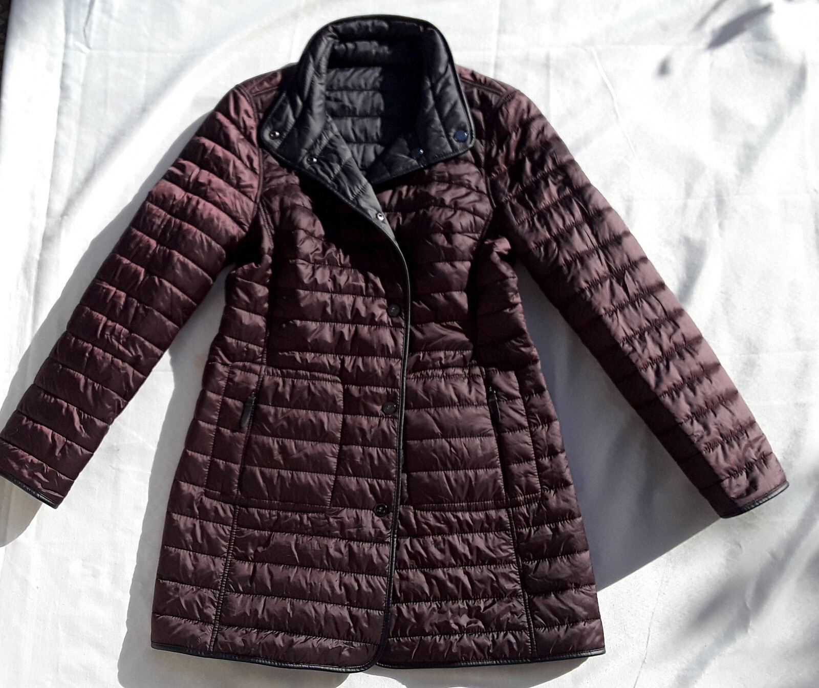 Basler Lightweight Reversible Quilted Coat 36 Jac… - image 4