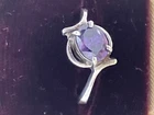 VINTAGE 925 STERLING GENUINE AMETHYST RING
