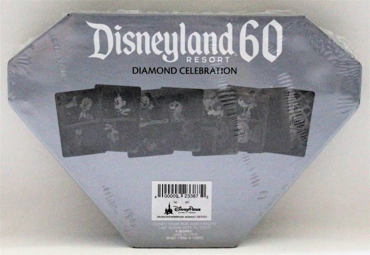 Disneyland 60th Anniversary Playing Cards Diamond Celebration