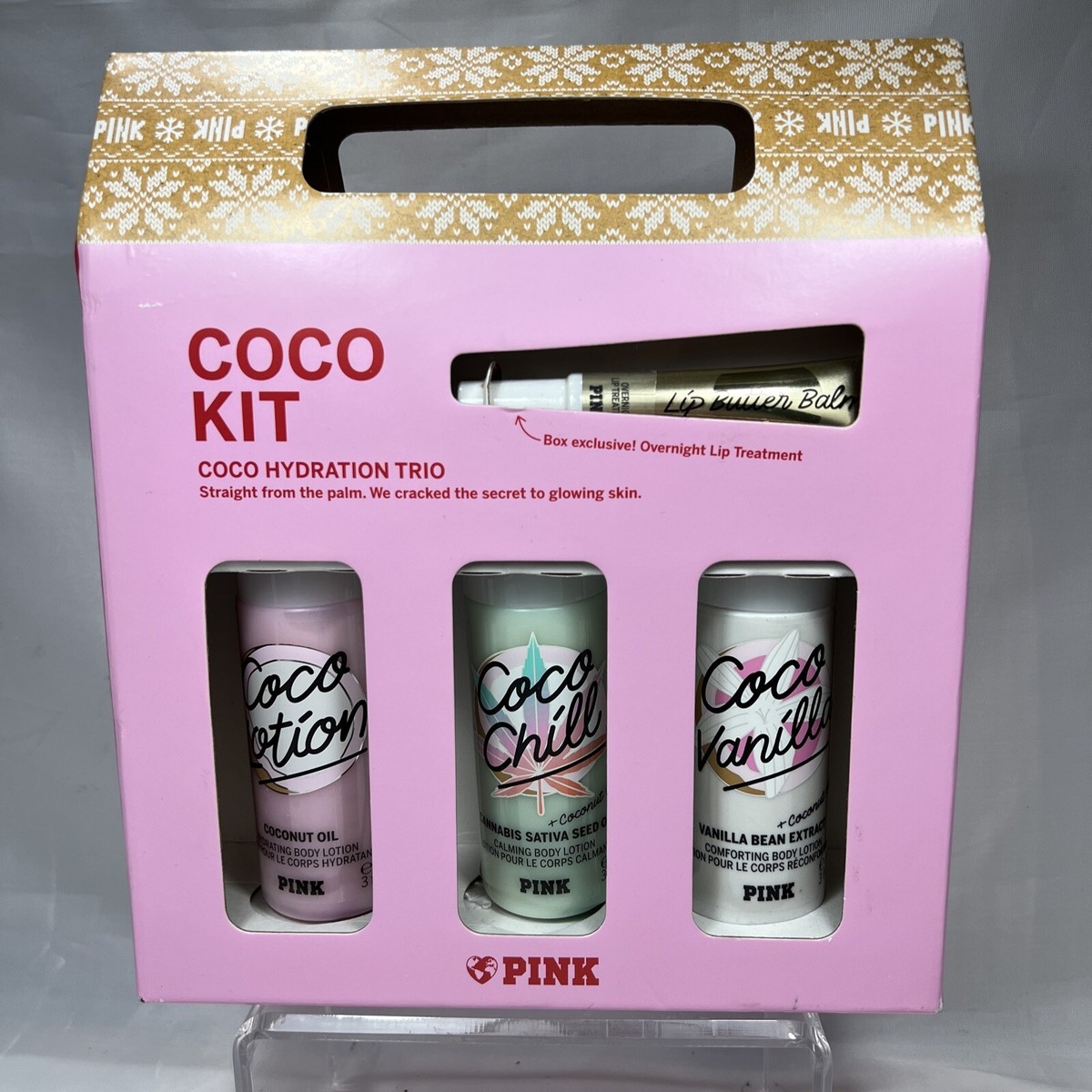 Three (3) Victoria Secret Coco Kit W/ Chill New Sealed HTF X 3