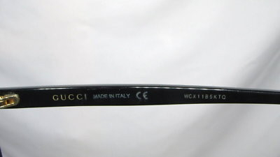 Gucci Authentic Icon Black Crystal‎ Logo Style GG0729SA Oversized Sunglasses Pre-owned Gucci 0729 Black Crystal Stud Logo Oversized  main image 3