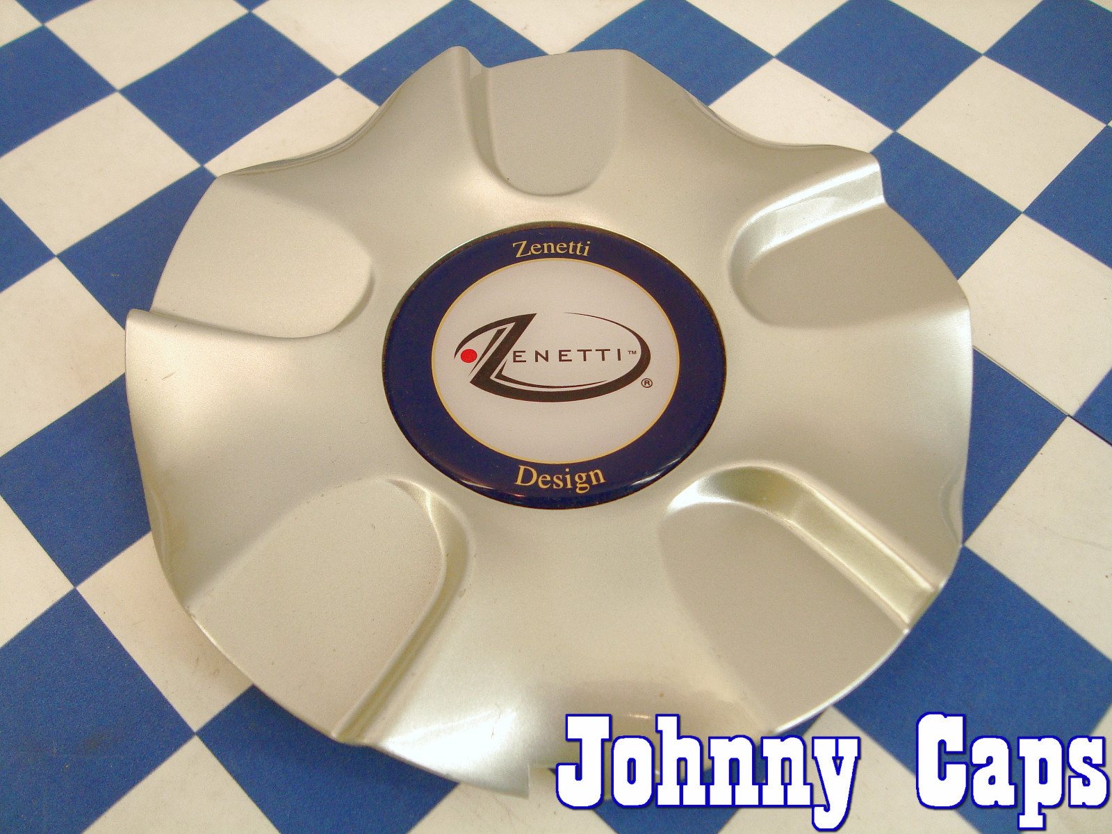 Zenetti Wheels Silver Center Caps #FTK C017 Custom Wheel Center Cap (728) (1)