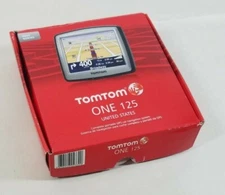 TomTom One 125 GPS Car Navigation System With 3.5" Touchscreen and Manual 