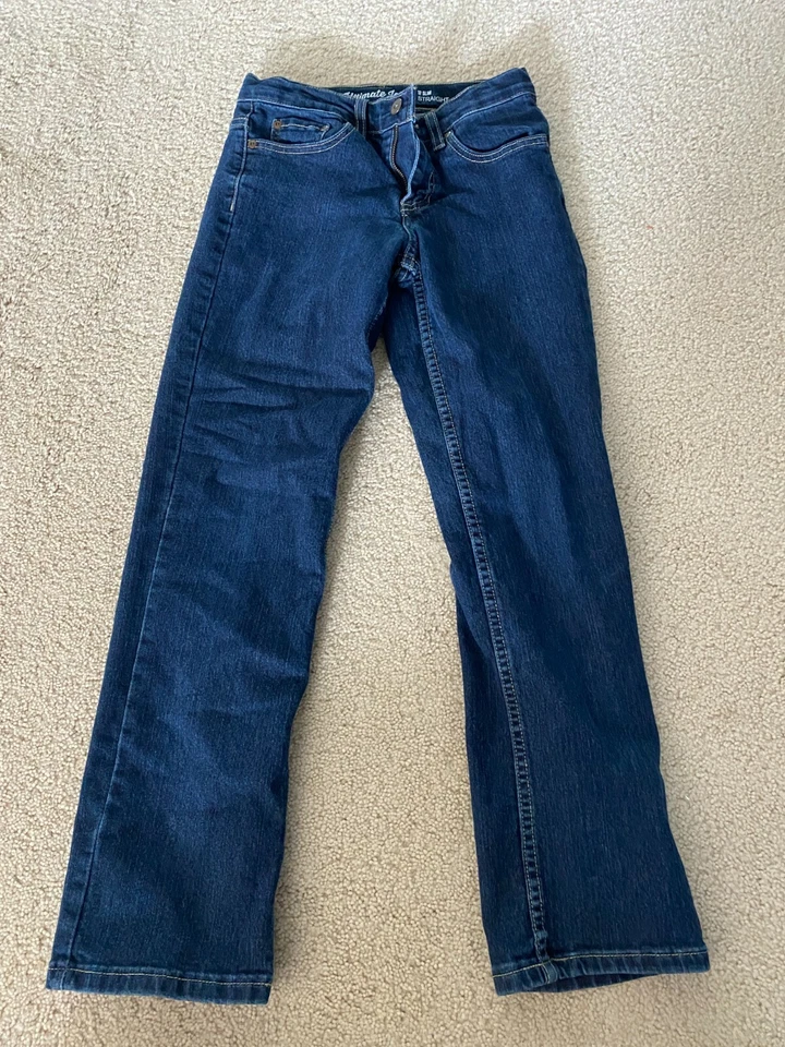 Pantalones de mezclilla Urban Pipeline Ultimate calce recto tiro medio niñas talla 12 ajustados Foto 2 de 4