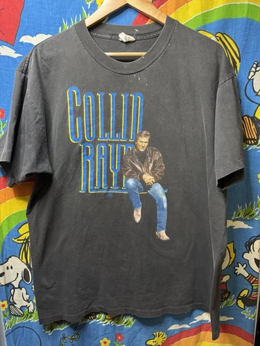 Collin Raye Concert Tour T Shirt Vtg 90s 1995 Extremes Count 1990s vintage concert t-shirt, vintage, size XL, single stitch, B+ condition