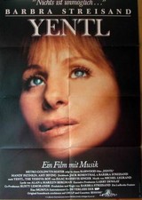 Barbra Streisand YENTL original vintage german 1 sheet movie poster 1983