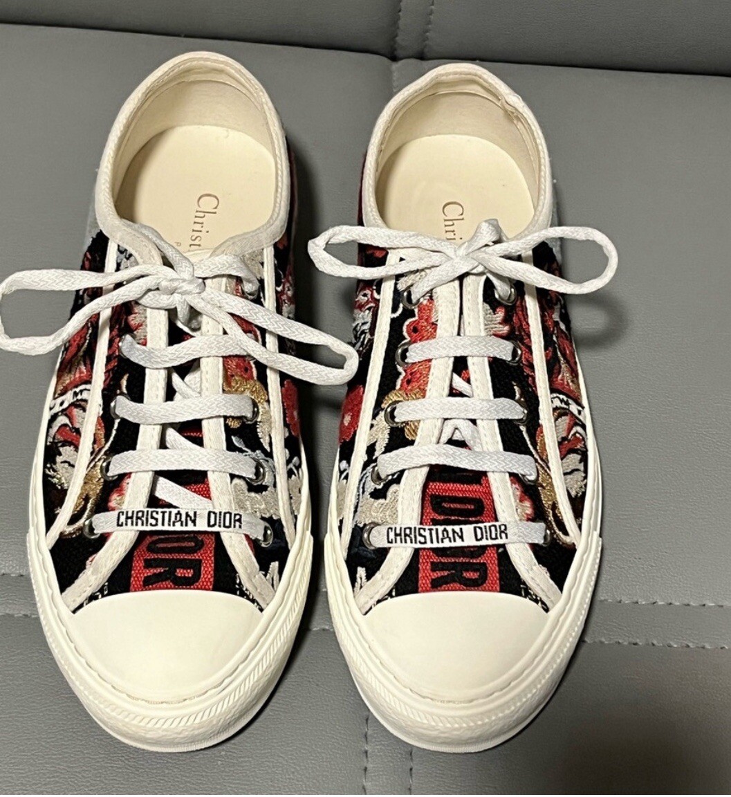 DIOR Floral Sneakers | eBay