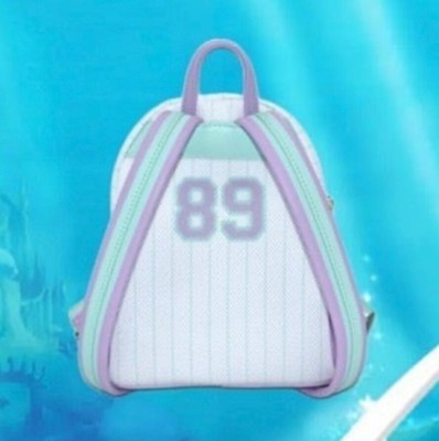 Loungefly Disney The Little Mermaid Team Ariel Jersey Cosplay Mini Backpack Grotto Treasures Exclusive - Loungefly Disney The Little  main image 3