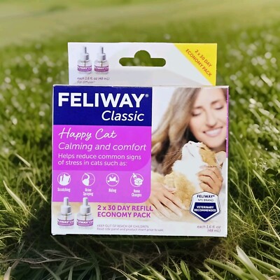  Feliway, Classic Diffuser Refill 48 Ml Cat Constant Calming 2 Refills, 01/2028