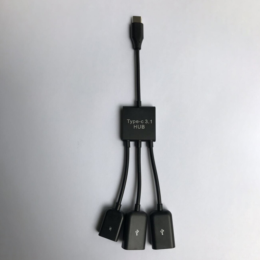 6-in-1 Multi-Port USB Hub with Charging Cable & Flash Drive Converter