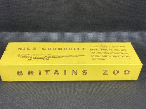 Coccodrillo del Nilo in scatola da Britains (giallo 609) anche slip di ritorno Britains - Foto 8 di 13