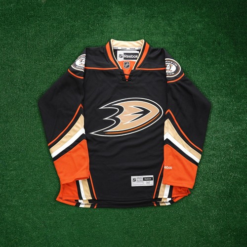 2016-17 Anaheim Ducks offizielles NHL Reebok Herren Heim schwarz Premier Trikot - Bild 1 von 5