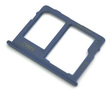 OEM SAMSUNG GALAXY J4 SM-J415F ORIGINAL BLUE SIM2 SIM MICRO SD CARD HOLDER TRAY