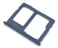 OEM SAMSUNG GALAXY J6+ SM-J610F ORIGINAL BLUE SIM2 SIM MICRO SD CARD HOLDER TRAY