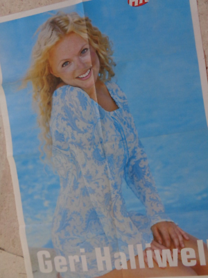 geri halliwell blue dress SPICE GILS / All Stars movie vintage LARGE magazine poster category-Dresses Princess Gown For Baby Size:13 US - 46 EU
