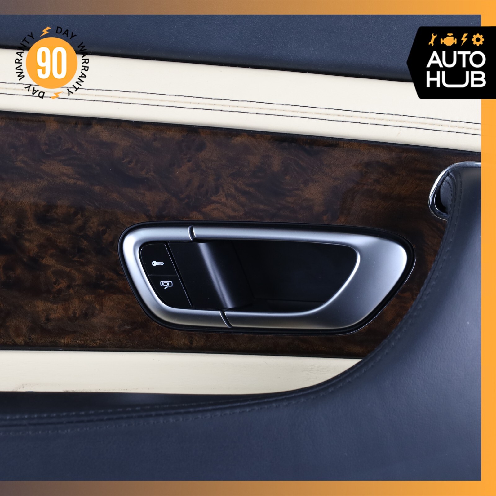 07-11 Bentley Continental GTC Left Driver Side Interior Door Panel OEM 63k