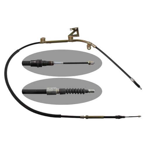 FEBI Right Rear Parking Brake Cable Offside Fits VW Golf Mk6 B5