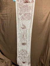 Harry Potter Marauders Map Beige Polyester Scarf Pre-Owned       
