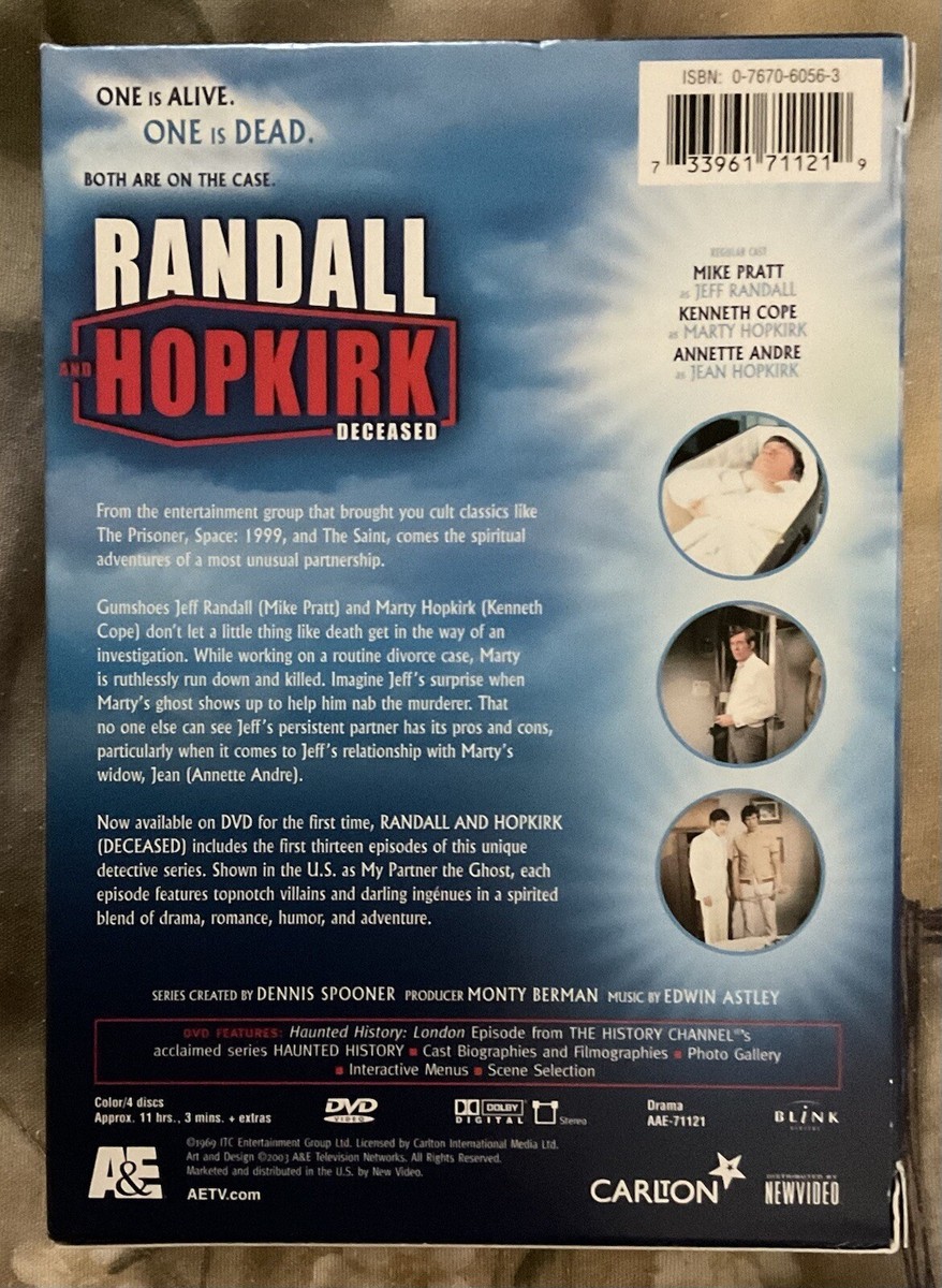 RANDALL AND HOPKIRK DECEASED Region 1 DVD Box Set 4 Discs 2004 OOP