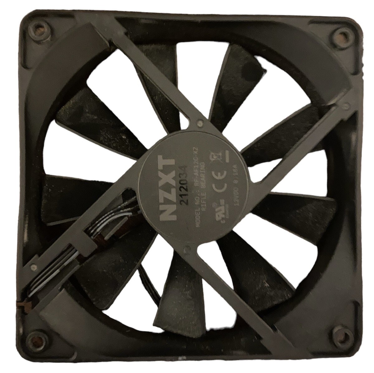 NZXTファン NZXT RF-AF12C-XZ 120mm Rifle Bearing High Performance Air Flow