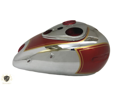 Ariel 500cc Red Hunter Fuel Petrol Tank Chromed & Painted Red |Fit For 